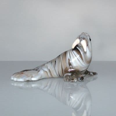 Walrus Miniature Glass Ornament