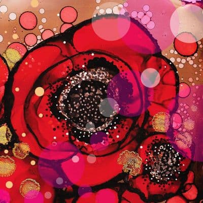 We Remember Poppy 1 Ceramic Coaster By Jo Crafts
