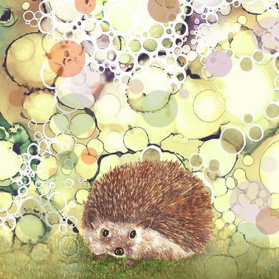 Woodland Wildlife Hedgehog Ceramic Trivet By Jo Crafts