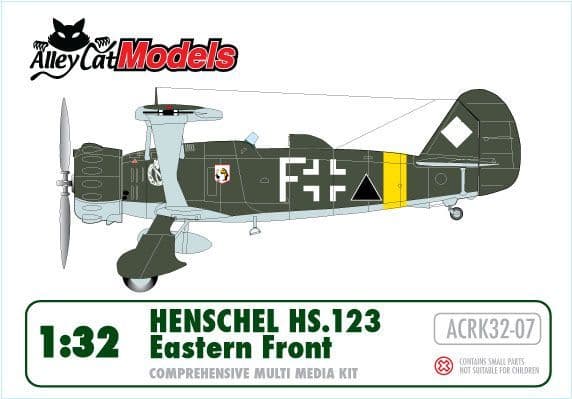 Décalcomanies ABT 1/72 Pour Avion Henschel HS 123A 'Angelito' - Modèle 1939, Neuf En Sachet