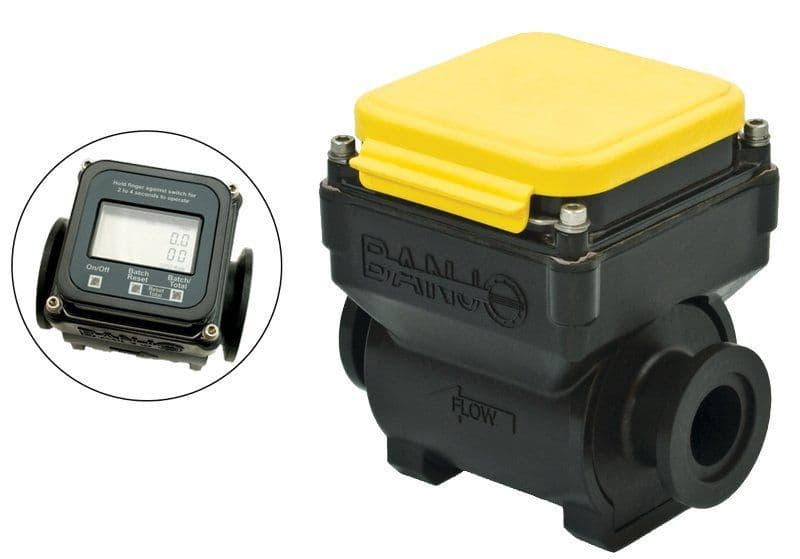 Banjo Flow Meter Battery Powered 9901MFM100