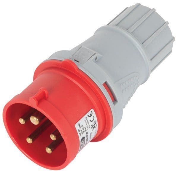 Industrial Plug - Red 415V 16 Amps 604-2050