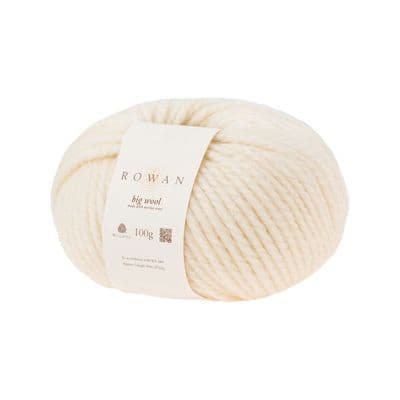 001 White Hot - Rowan Big Wool 100g balls