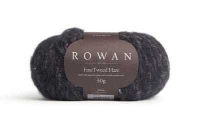 009 Nero - Rowan Fine Tweed Haze - 50g balls