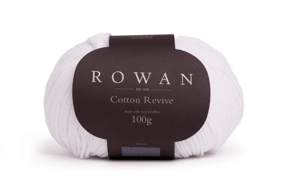 009 White  Rowan Cotton Revive - 100g balls