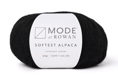 010 Black - Mode at Rowan Softest Alpaca - 50g balls