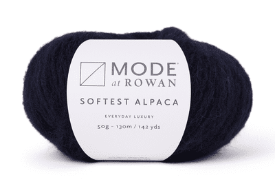 011 Midnight - Mode at Rowan Softest Alpaca - 50g balls