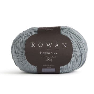 012 Ash (solid shade) - Rowan Sock Yarn 100g balls