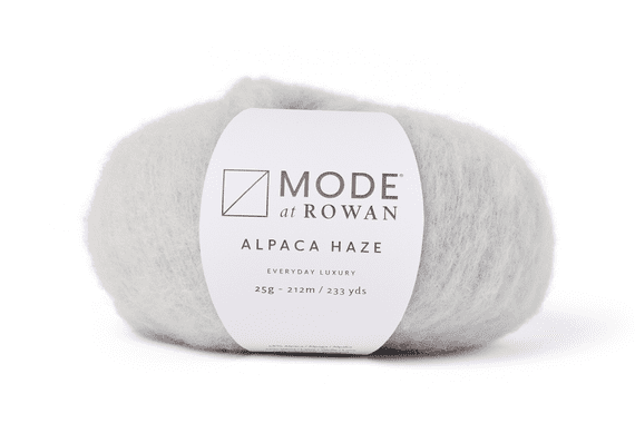 012 Silver- Mode at Rowan Alpaca Haze - 25g balls