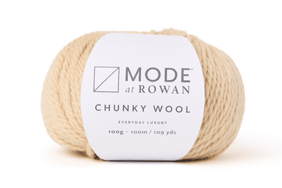 015 Vanilla  Mode at Rowan Chunky Wool - 100g balls
