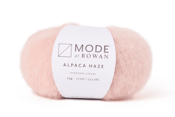 017 Peony - Mode at Rowan Alpaca Haze - 25g balls