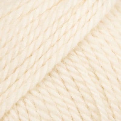 02 Off White - DROPS Alaska Uni Colour (Aran) - 50g balls