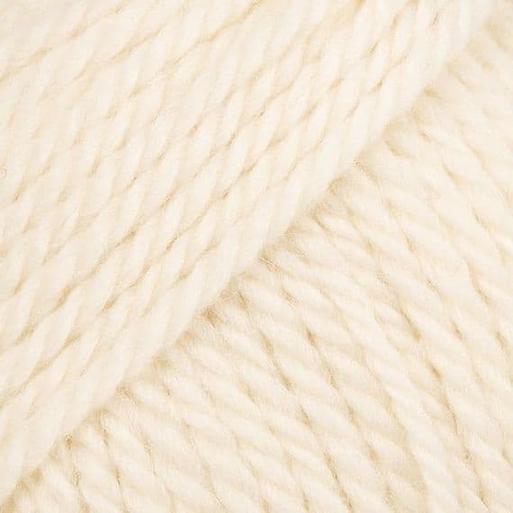 02 Off White - DROPS Alaska Uni Colour (Aran) - 50g balls