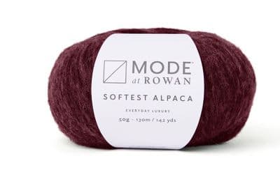 020 Cranberry - Mode at Rowan Softest Alpaca - 50g balls