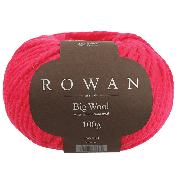 089 Cerise - Rowan Big Wool 100g balls