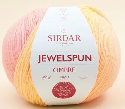 100 Rainbow Glow - Sirdar Jewelspun Ombre - 400g Balls