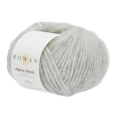 101 Feather Grey Melange - Rowan Alpaca Classic 25g balls
