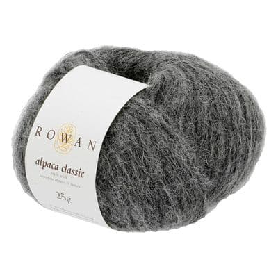 102 Charcoal Melange - Rowan Alpaca Classic 25g balls