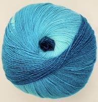 103 Ocean Blue - Sirdar Jewelspun Ombre - 400g Balls