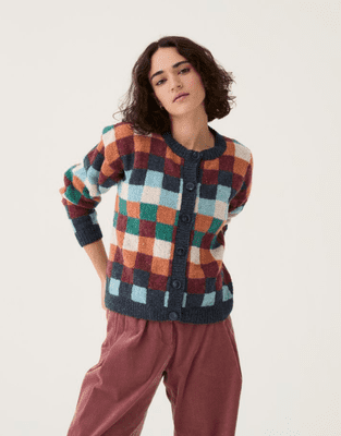 10776 CHECKERBOARD CARDIGAN - Sirdar Knitting Pattern Leaflet