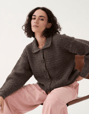 10782 HERITAGE COLLARED CARDIGAN- Sirdar Knitting Pattern Leaflet