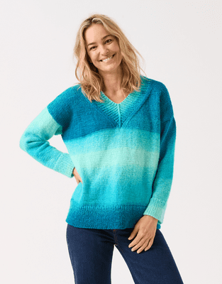 10845 - Truly Madly Deep V Sweater - Sirdar Pattern Leaflet