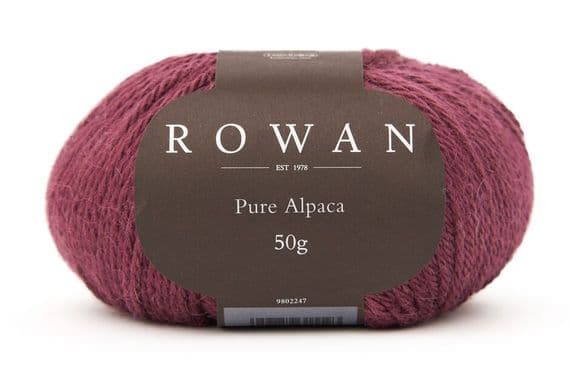 118 Plum - Rowan Pure Alpaca 50g balls