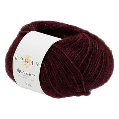 122 Dark Burgundy - Rowan Alpaca Classic 25g ball
