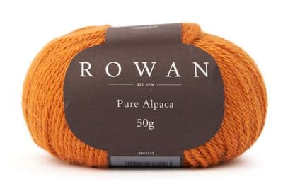 122 Rust - Rowan Pure Alpaca 50g balls
