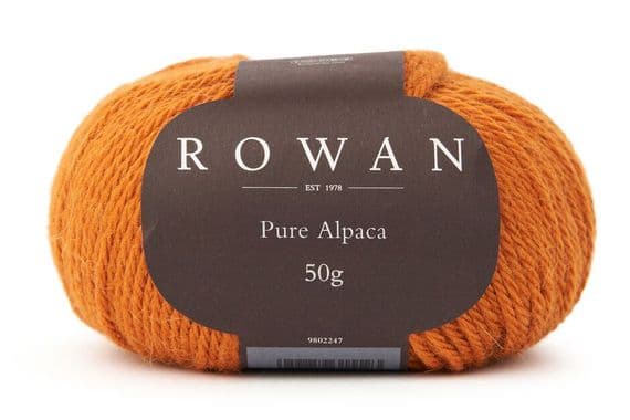 122 Rust - Rowan Pure Alpaca 50g balls