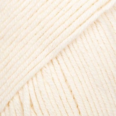 18 Off White - DROPS Safran - 50g balls