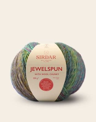 201 Emerald Shore - SIRDAR JEWELSPUN WITH WOOL CHUNKY, 200G