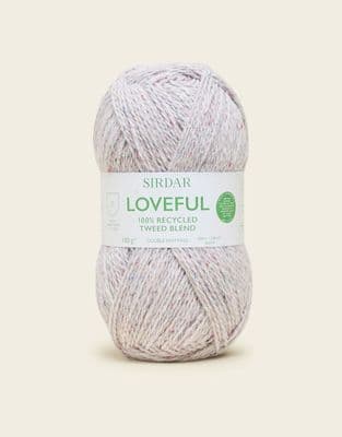 201 Silver  - SIRDAR LOVEFUL 100% RECYCLEDBLEND DK, 100G