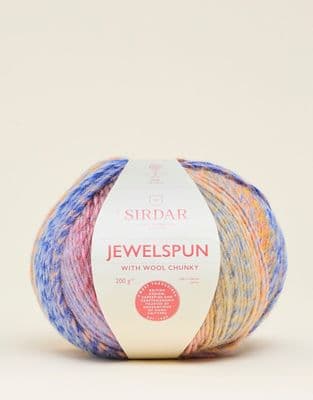 209 Ocean Gem - SIRDAR JEWELSPUN WITH WOOL CHUNKY, 200g