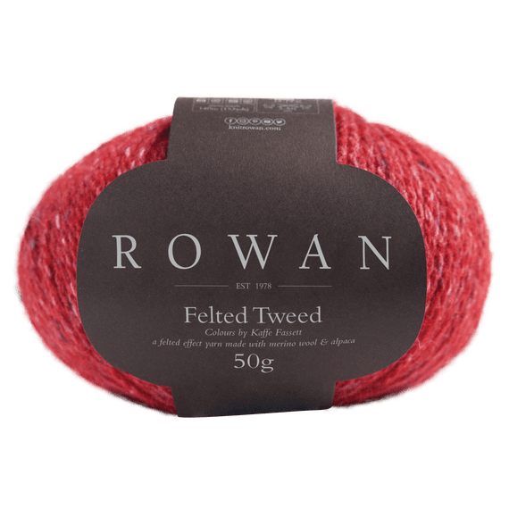 222 Scarlet* - Rowan Felted Tweed