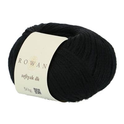 250 Black - Rowan Softyak DK - 50g balls