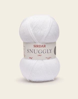 251 White - Sirdar Snuggly 3ply 50g balls