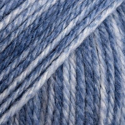 38 Blue Haze - DROPS Fiesta Print DK - 50g balls