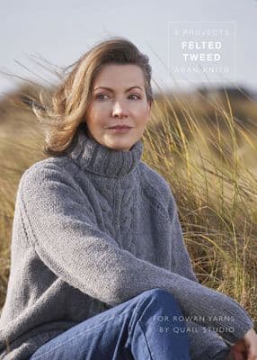 4 Projects Felted Tweed Aran Knits Pattern Book