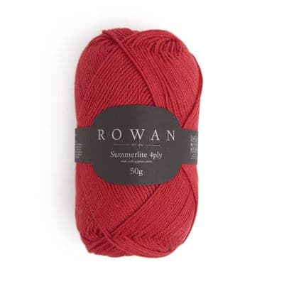 450 Chilli - Rowan Summerlite 4ply 50g balls