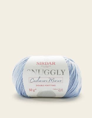 452 Baby Blue - Sirdar Snuggly Cashmere Merino DK- 50g balls