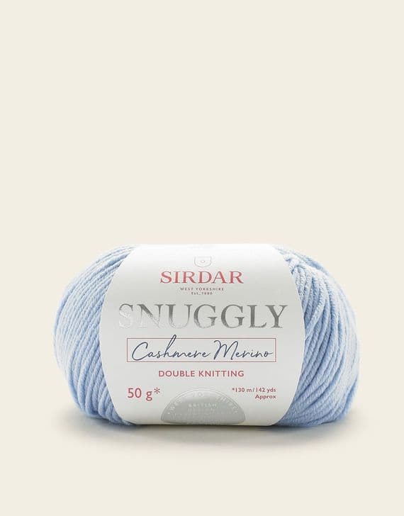 452 Baby Blue - Sirdar Snuggly Cashmere Merino DK- 50g balls