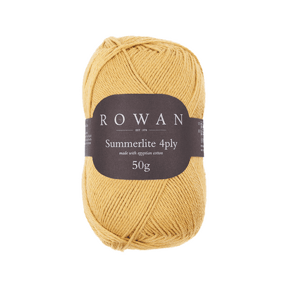 455 Mustard - Rowan Summerlite 4ply 50g balls