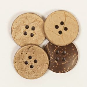 515 - Coconut - DROPS Button - 20mm