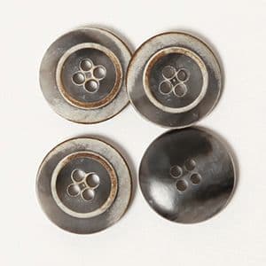 623  - Smoked - DROPS Button - 18mm