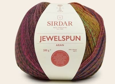 843  - Setting Sun -  Sirdar Jewelspun Aran 200g balls