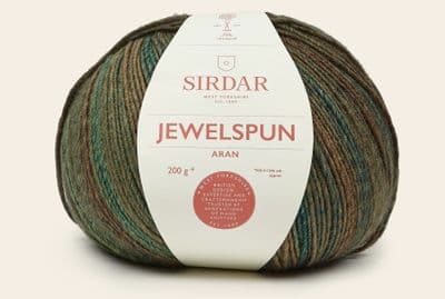 845 - Golden Green -  Sirdar Jewelspun Aran 200g balls