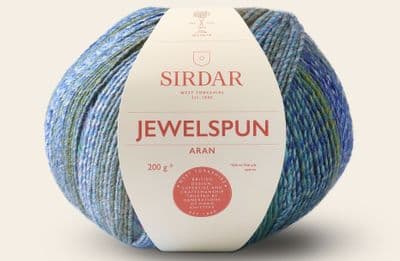853 - Midnight Sapphire -  Sirdar Jewelspun Aran 200g balls