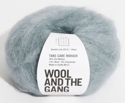 Blue Chalk - Wool and the Gang Take Care Mohair - 50g balls
