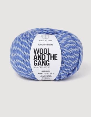 Blue Crush - Wool and the Gang ALPACHINO MERINO TWIST - 100g balls